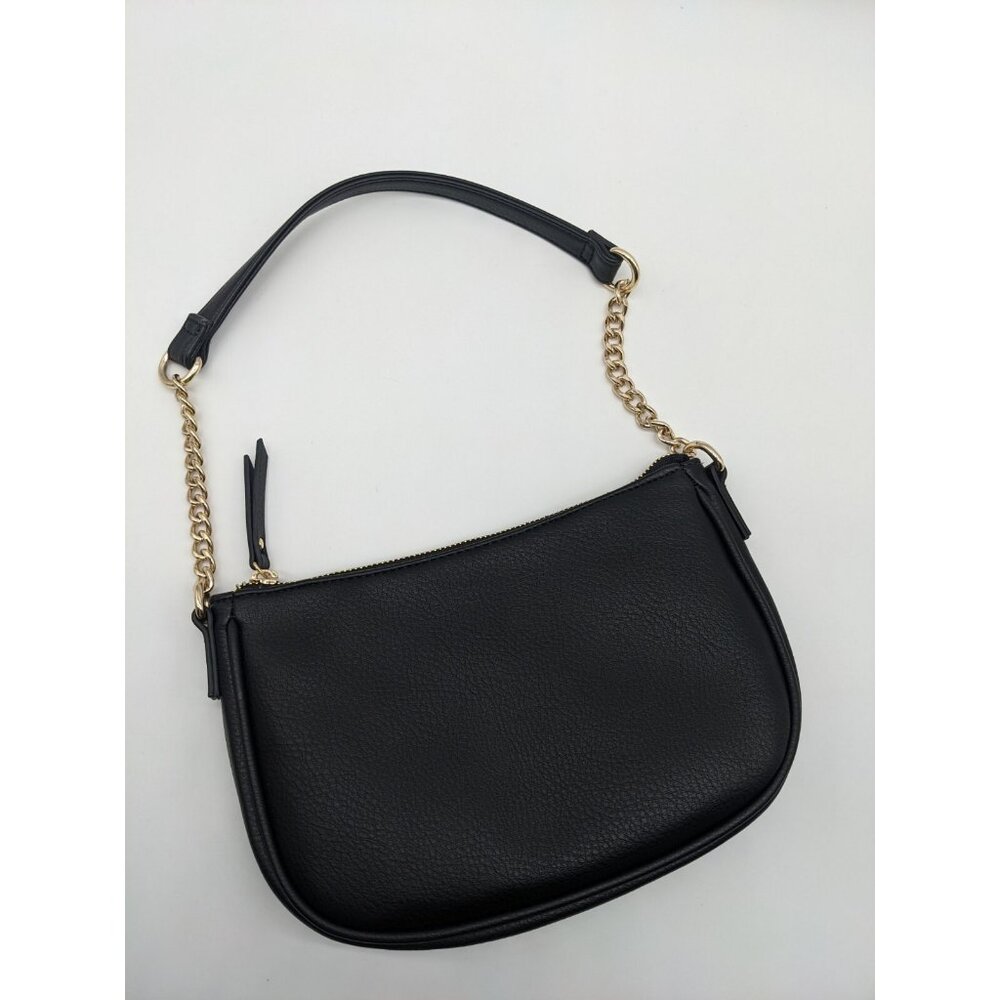 INC Zoiey 2-Piece faux-leather women's XL tote bag + pouch --SNAKE PRINT/BLACK - Picture 10 of 16